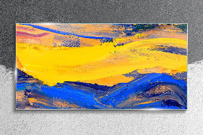 Glasbild Die Farben des Himmels und des Meeres