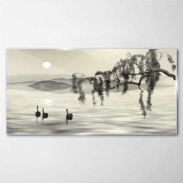 Bild auf glas Stille am Wasser