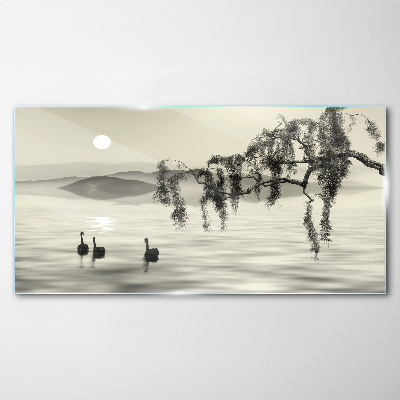 Bild auf glas Stille am Wasser