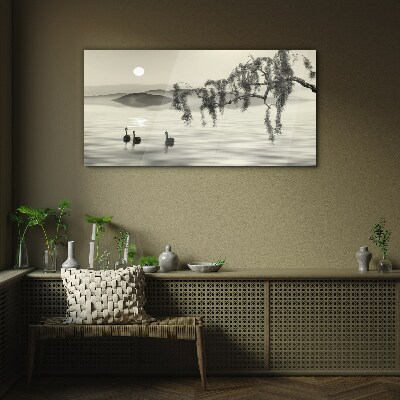 Bild auf glas Stille am Wasser