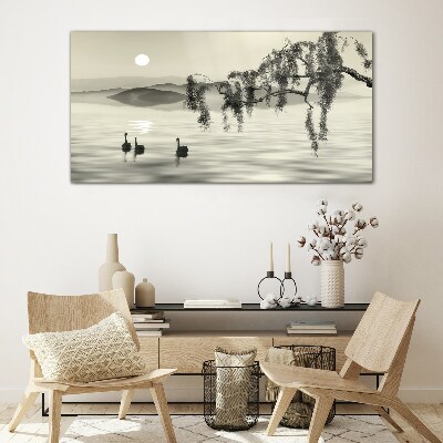 Bild auf glas Stille am Wasser