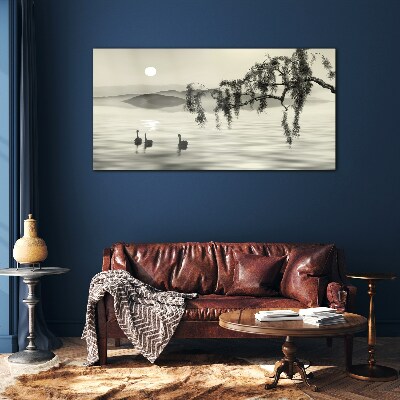 Bild auf glas Stille am Wasser