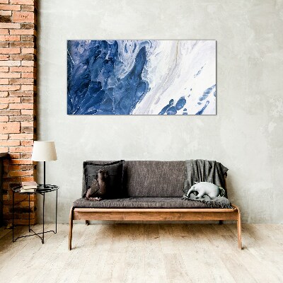 Glasbild Ozean-Turbulenzen