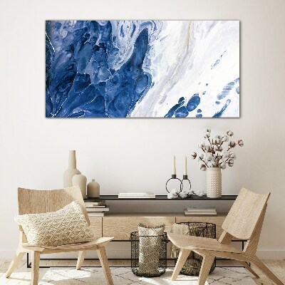 Glasbild Ozean-Turbulenzen