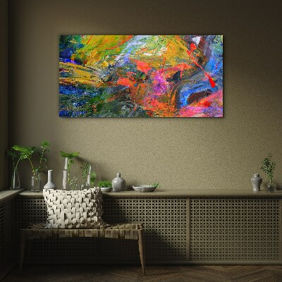 Glasbild Das bunte Chaos der Natur