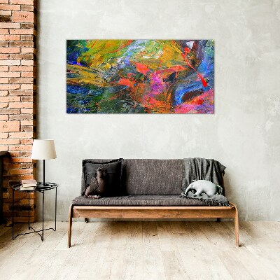 Glasbild Das bunte Chaos der Natur