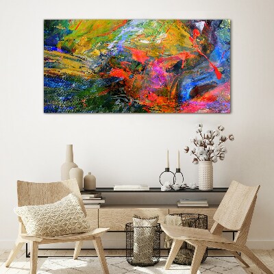 Glasbild Das bunte Chaos der Natur