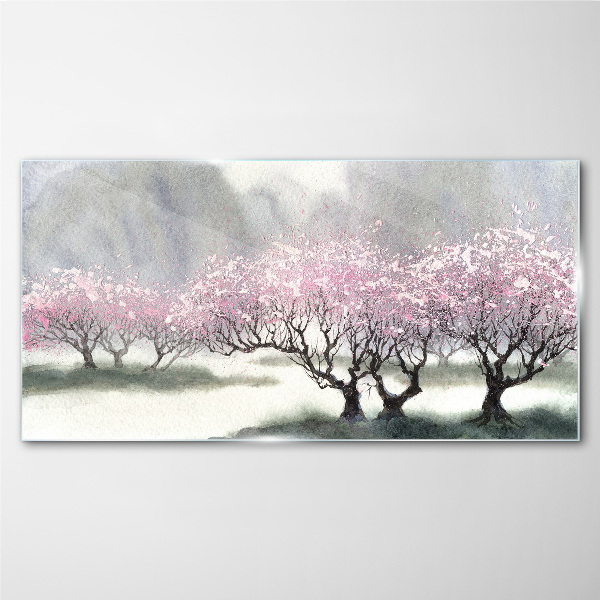 Glasbild Frühlingsblüte