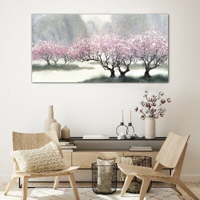 Glasbild Frühlingsblüte