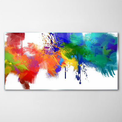 Glasbild Eine bunte Explosion der Emotionen