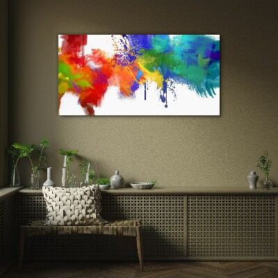 Glasbild Eine bunte Explosion der Emotionen