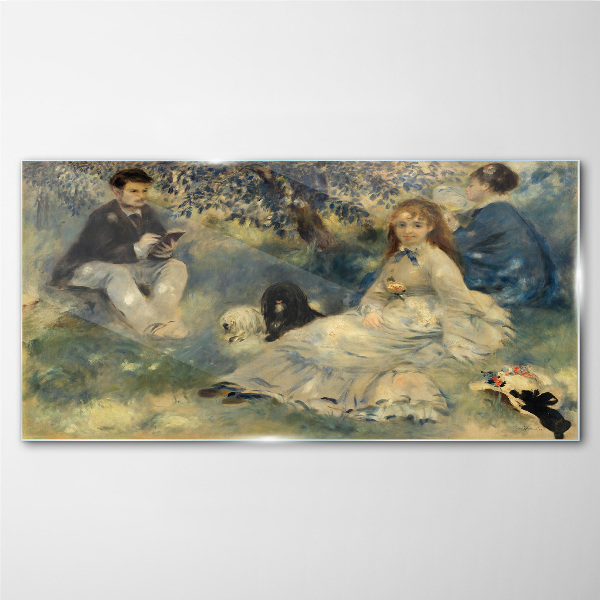 Glas bild Sommerpicknick im Park