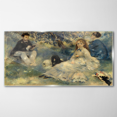 Glas bild Sommerpicknick im Park