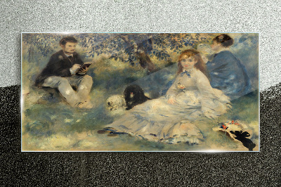 Glas bild Sommerpicknick im Park