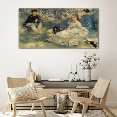 Glas bild Moderne Henriot-Familie