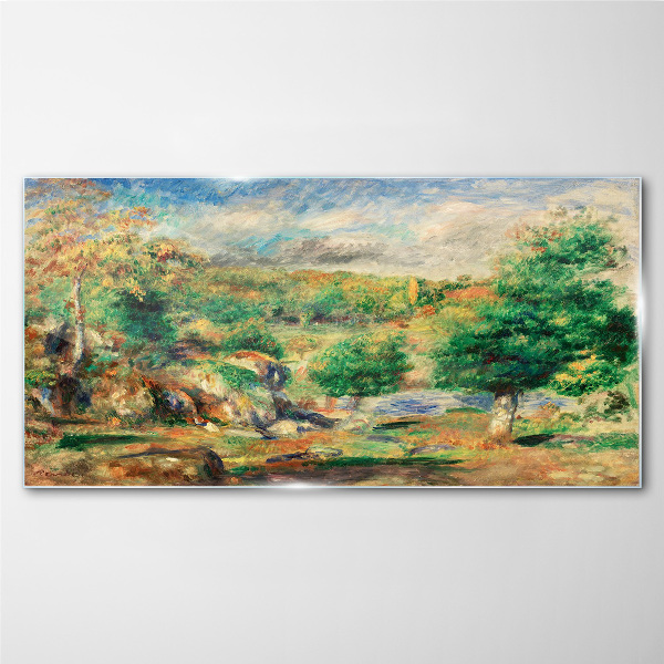 Glasbild Sommerlandschaft