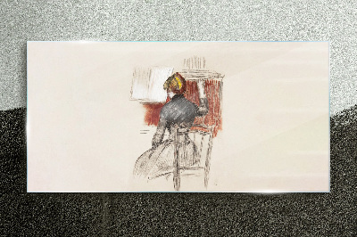 Glas bild Musik in der Stille
