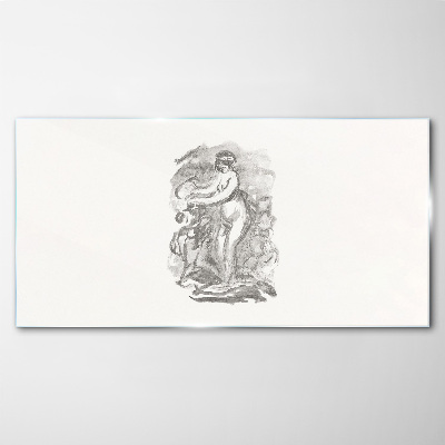 Glasbild Eleganz in Bewegung