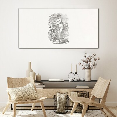 Glasbild Eleganz in Bewegung