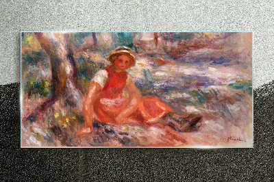Glasbild Sommermoment im Park
