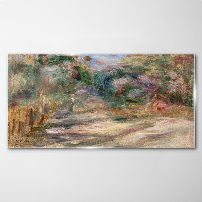 Foto auf glas Landschaft in Pastelltönen