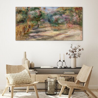 Foto auf glas Landschaft in Pastelltönen