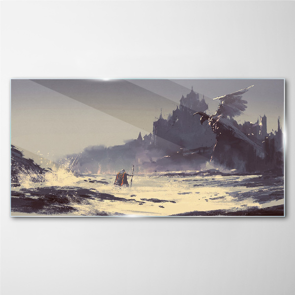 Glasbild Ein mystisches Land zwischen den Wellen
