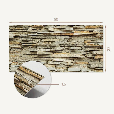 Pvc wandpaneel Natursteinmuster