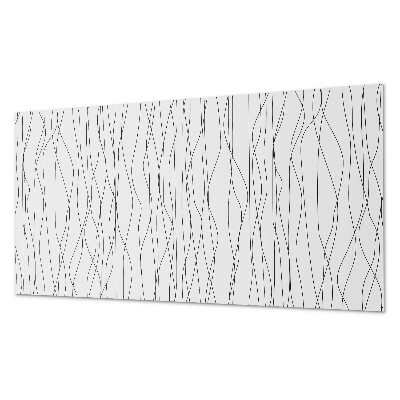 Pvc wandpaneel Wellenlinien im Hintergrund