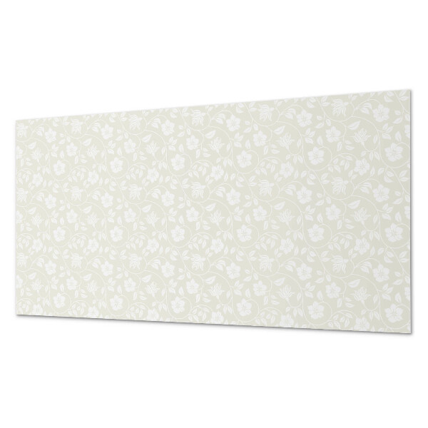 Pvc wandpaneel Blumenmuster auf dem Hintergrund