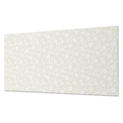 Pvc wandpaneel Blumenmuster auf dem Hintergrund
