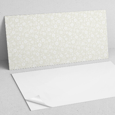Pvc wandpaneel Blumenmuster auf dem Hintergrund