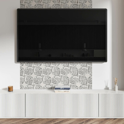 Pvc wandpaneel Geometrische Linien im Layout