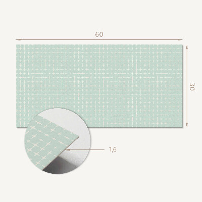 Dekorpaneel Geometrie der Linien und Kreuze