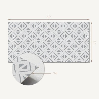 Wandverkleidung paneel Geometrie in Quadraten