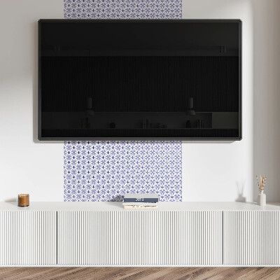 Pvc wandpaneel Geometrisches Muster mit Blumen