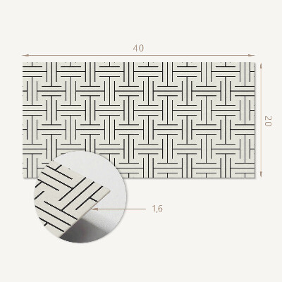 Wandverkleidung paneel Geometrisches Schachbrettmuster