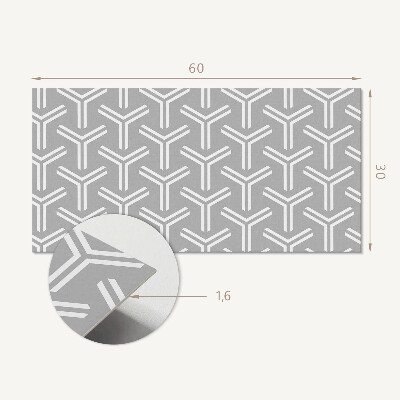 Pvc wandpaneel Geometrisches Pfeilmuster