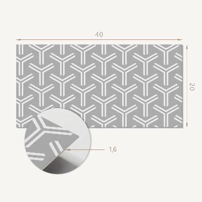 Pvc wandpaneel Geometrisches Pfeilmuster