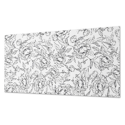 Pvc wandpaneel Blumenmuster mit Blättern