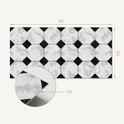 Wandverkleidung paneel Geometrische Fliesenmuster