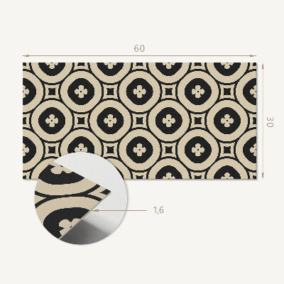 Pvc wandpaneel Geometrisches Muster mit Quadraten