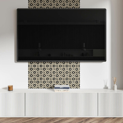 Pvc wandpaneel Geometrisches Muster mit Quadraten