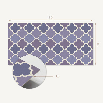 Pvc wandpaneel Geometrisches Muster mit Motiv