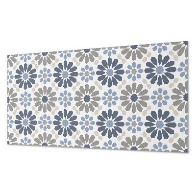 Pvc wandpaneel Blumenmuster in Symmetrie