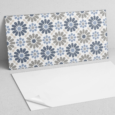 Pvc wandpaneel Blumenmuster in Symmetrie