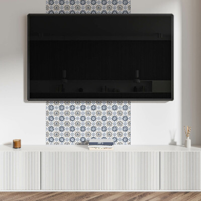Pvc wandpaneel Blumenmuster in Symmetrie
