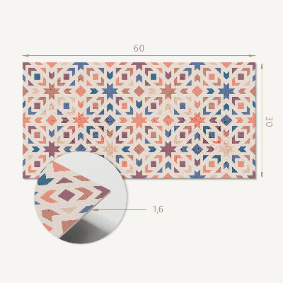 Wandverkleidung paneel Geometrische Muster in Harmonie