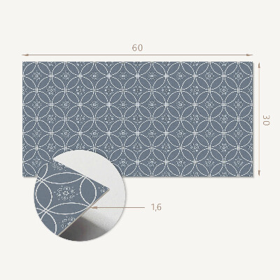 Pvc wandpaneel Blumenornament-Muster
