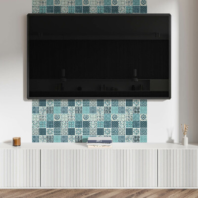 Pvc wandpaneel Muster im geometrischen Mosaik